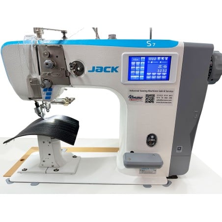 Jack S7 Intelligent Control Computerized Post Bed Roller Feed Sewing Machine